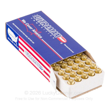 Large image of Cheap 380 Auto Ammo For Sale - 115 Grain LRN Ammunition in Stock by Ultramax Remanufactured  - 50 Rounds