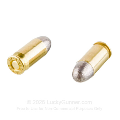 Large image of Cheap 380 Auto Ammo For Sale - 115 Grain LRN Ammunition in Stock by Ultramax Remanufactured  - 50 Rounds