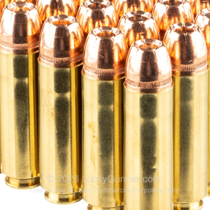 Large image of Premium 50 Beowulf Ammo For Sale - 350 Grain XTP Ammunition in Stock by Underwood - 20 Rounds