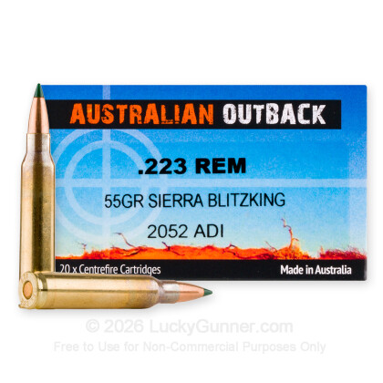 Image 1 of Australian Outback .223 Remington Ammo