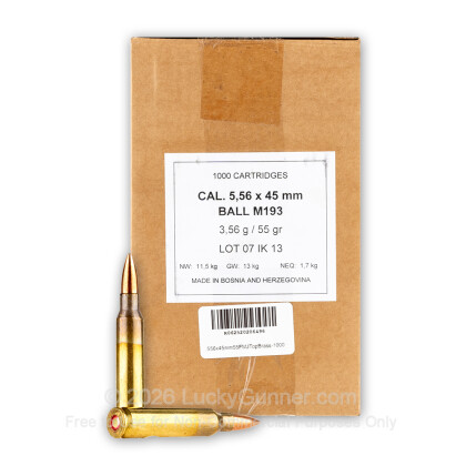 Image 1 of Igman Ammunition 5.56x45mm Ammo