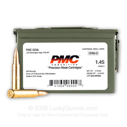 Image 1 of PMC .223 Remington Ammo