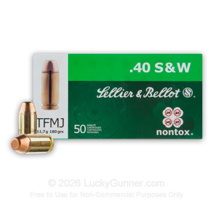 Image 1 of Sellier & Bellot .40 S&W (Smith & Wesson) Ammo