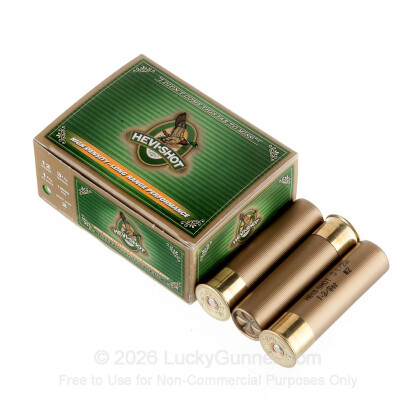 Large image of Premium 12 Gauge Ammo For Sale - 3-1/2" 1-3/8 oz. #2 Shot Ammunition in Stock by Hevi-Shot Hevi-Metal Waterfowl - 10 Rounds