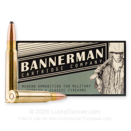 Large image of Cheap 7.7 Japanese Ammo For Sale - 150 Grain SPBT Ammunition in Stock by Bannerman - 20 Rounds