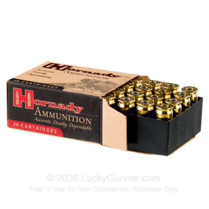 Large image of 45 ACP Defense Ammo For Sale - 200 gr JHP XTP Hornady Ammunition In Stock - 20 Rounds