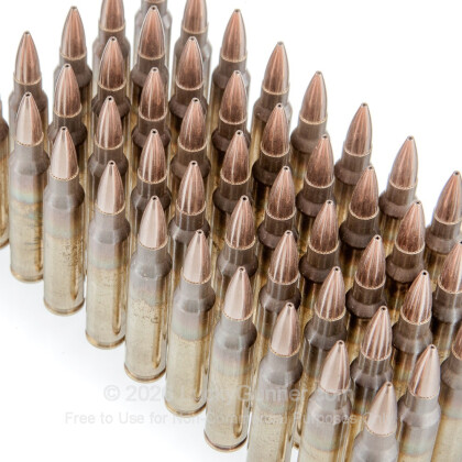 Large image of Bulk 5.56x45 Ammo For Sale - 69 Grain Open Tip Match Ammunition in Stock by Black Hills - 500 Rounds