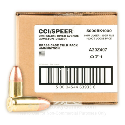 Image 1 of Blazer Brass 9mm Luger (9x19) Ammo