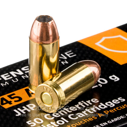 Large image of Cheap 45 ACP Ammo For Sale - 185 Grain JHP Ammunition in Stock by Prvi Partizan - 50 Rounds