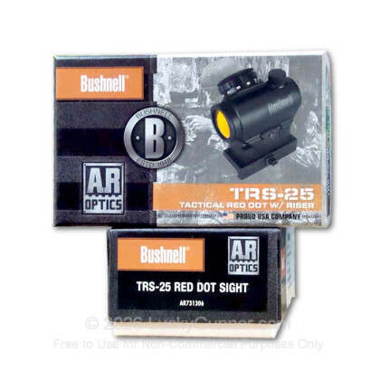 Large image of Bushnell TRS-25 HiRise 3 MOA Red Dot Sight - Matte Black - Lower 1/3 AR Co-Witness