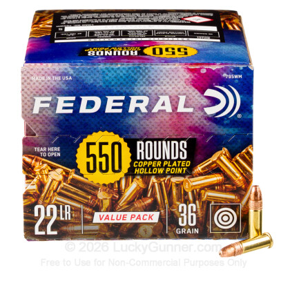 Image 2 of Federal .22 Long Rifle (LR) Ammo