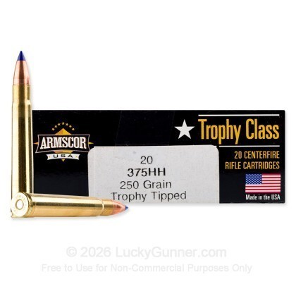 Image 1 of Armscor .375 H&H Magnum Ammo