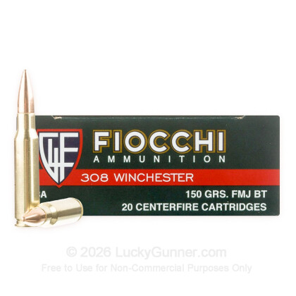 Image 3 of Shop by Popular Brand from Fiocchi Image 3 of Fiocchi .308 (7.62X51) Ammo
