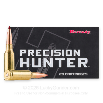 Large image of Premium 6mm ARC Ammo For Sale - 103 Grain ELD-X Ammunition in Stock by Hornady Precision Hunter - 20 Rounds