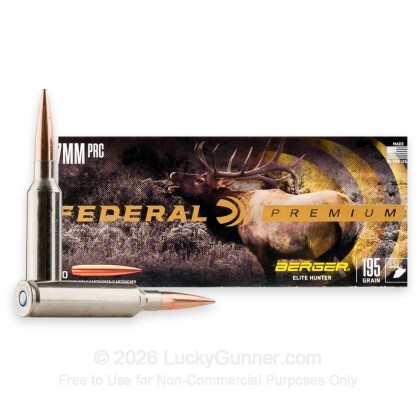 Large image of Federal 7mm PRC Ammo For Sale - 195 Grain Elite Hunter - 20 Rounds