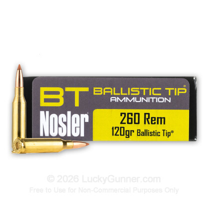 Image 1 of Nosler Ammunition .260 Remington Ammo