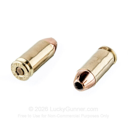 Large image of Premium 40 S&W Ammo For Sale - 180 Grain JHP Ammunition in Stock by Black Hills Remanufactured - 50 Rounds