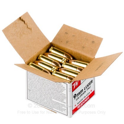 Image 3 of Winchester 9mm Luger (9x19) Ammo