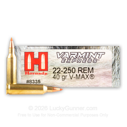Image 1 of Hornady .22-250 Remington Ammo