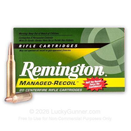 Large image of Premium 300 Win Mag Ammo For Sale - 150 Grain PSP Ammunition in Stock by Remington Managed-Recoil - 20 Rounds