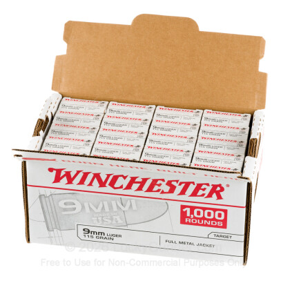 Image 3 of Winchester 9mm Luger (9x19) Ammo