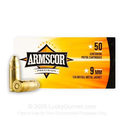 Image 2 of Armscor 9mm Luger (9x19) Ammo