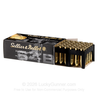 Large image of Bulk 38 Special Ammo For Sale - 158 Grain FMJ Ammunition in Stock by Sellier & Bellot - 1000 Rounds