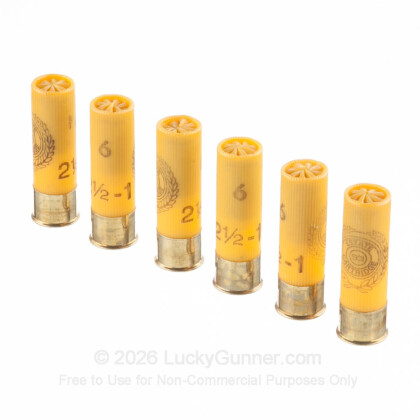 Large image of Cheap 20 Gauge Ammo For Sale - 2-3/4" 1 oz. #6 Shot Ammunition in Stock by Estate Heavy Game Load - 25 Rounds