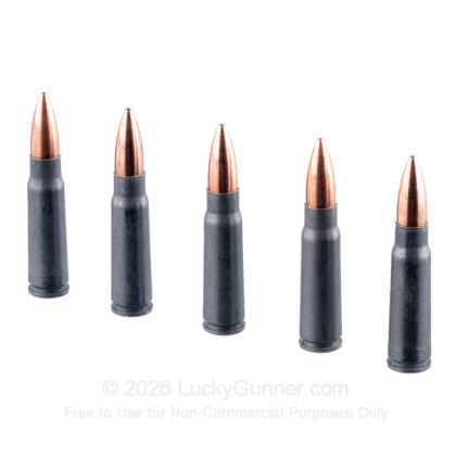 Large image of Bulk 7.62x39 Ammo For Sale - 122 Grain FMJ Ammunition in Stock by Red Army Standard - 640 Rounds in Spam Can