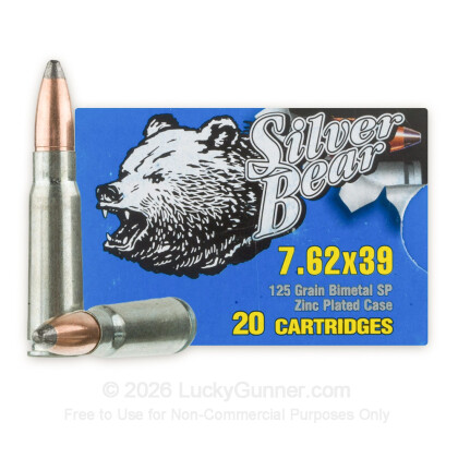 Image 1 of Silver Bear 7.62X39 Ammo