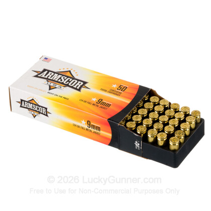 Image 3 of Armscor 9mm Luger (9x19) Ammo