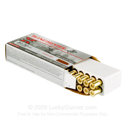Large image of Premium 30-30 Winchester  Ammo For Sale - 150 Grain HP-BT Ammunition in Stock by Winchester Super Power Core - 20 Rounds