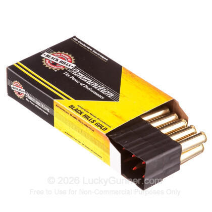 Large image of Premium 25-06 Rem Ammo For Sale - 117 Grain Hornady SST Ammunition in Stock by Black Hills Gold - 20 Rounds