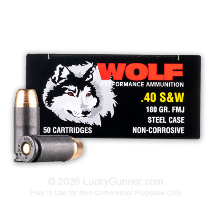 Image 1 of Wolf .40 S&W (Smith & Wesson) Ammo