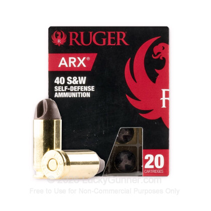 Large image of Premium 40 S&W Ammo For Sale - 97 Grain Lead-Free ARX Ammunition in Stock by PolyCase Inceptor - 20 Rounds