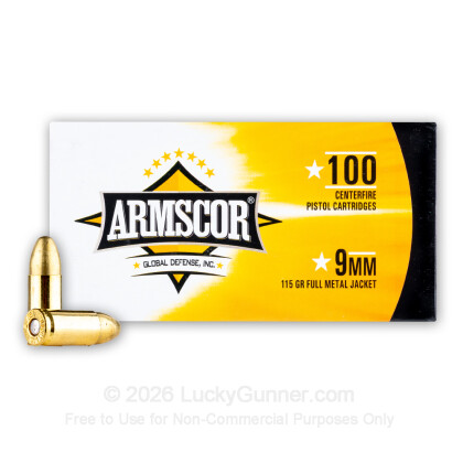 Image 1 of Armscor 9mm Luger (9x19) Ammo