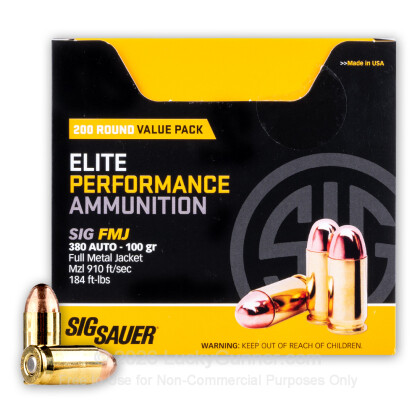 Image 1 of SIG SAUER .380 Auto (ACP) Ammo