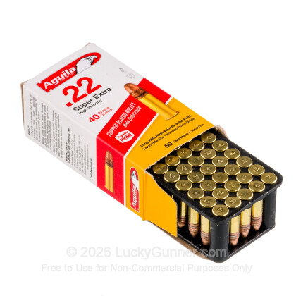 Image 3 of Shop by Popular Brand from Aguila Image 3 of Aguila .22 Long Rifle (LR) Ammo