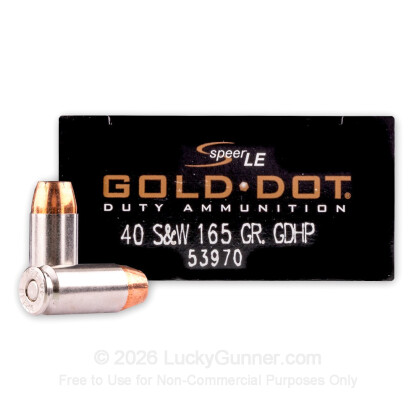 Image 1 of Speer .40 S&W (Smith & Wesson) Ammo