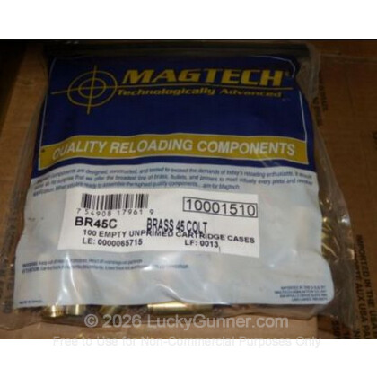 Large image of New 45 Long Colt Brass Casings by Magtech