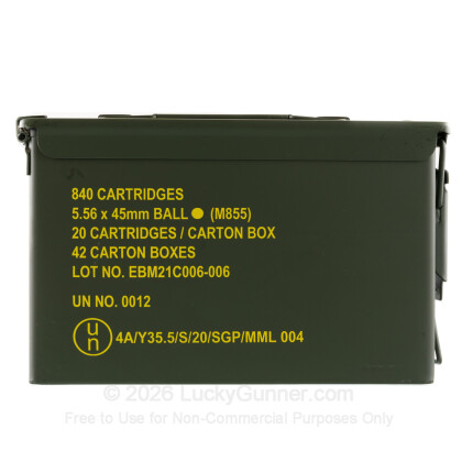 Image 1 of Lahab Ammunition 5.56x45mm Ammo