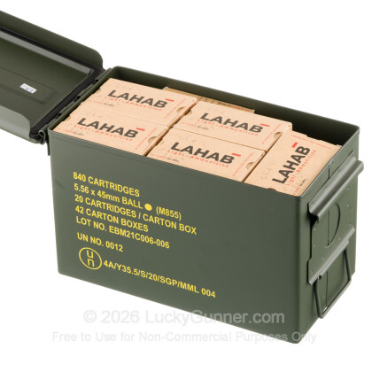 Image 2 of Lahab Ammunition 5.56x45mm Ammo