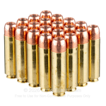 Large image of Premium 50 Beowulf Ammo For Sale - 300 Grain Bonded JHP Ammunition in Stock by Underwood - 20 Rounds