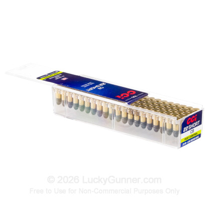 Large image of Cheap 22 Short Ammo For Sale - 29 gr LRN - CCI Short CB Subsonic Ammunition In Stock - 100 Rounds