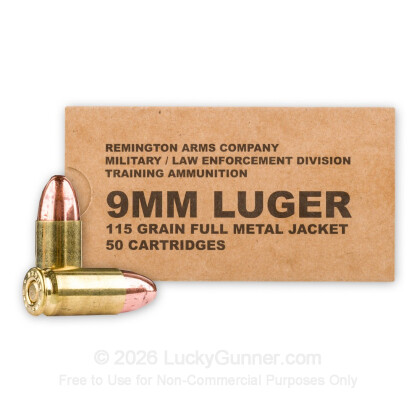 Image 1 of Remington 9mm Luger (9x19) Ammo