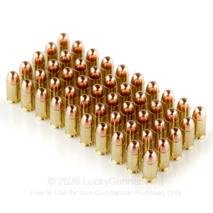Large image of Cheap Indoor 380 ACP Range Ammo - 955 gr FEB - Magtech Ammunition - 50 Rounds