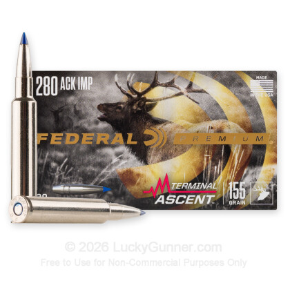 Image 2 of Federal 280 Ackley Improved Ammo