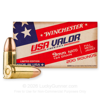 Image 2 of Winchester 9mm Luger (9x19) Ammo