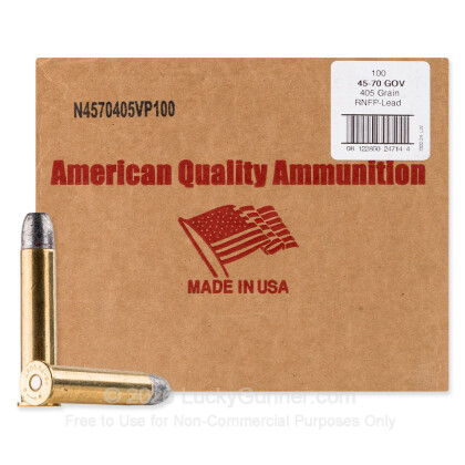 Image 1 of American Quality Ammunition 45-70 Ammo