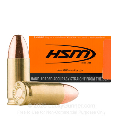 Image 2 of HSM Ammunition 9mm Luger (9x19) Ammo